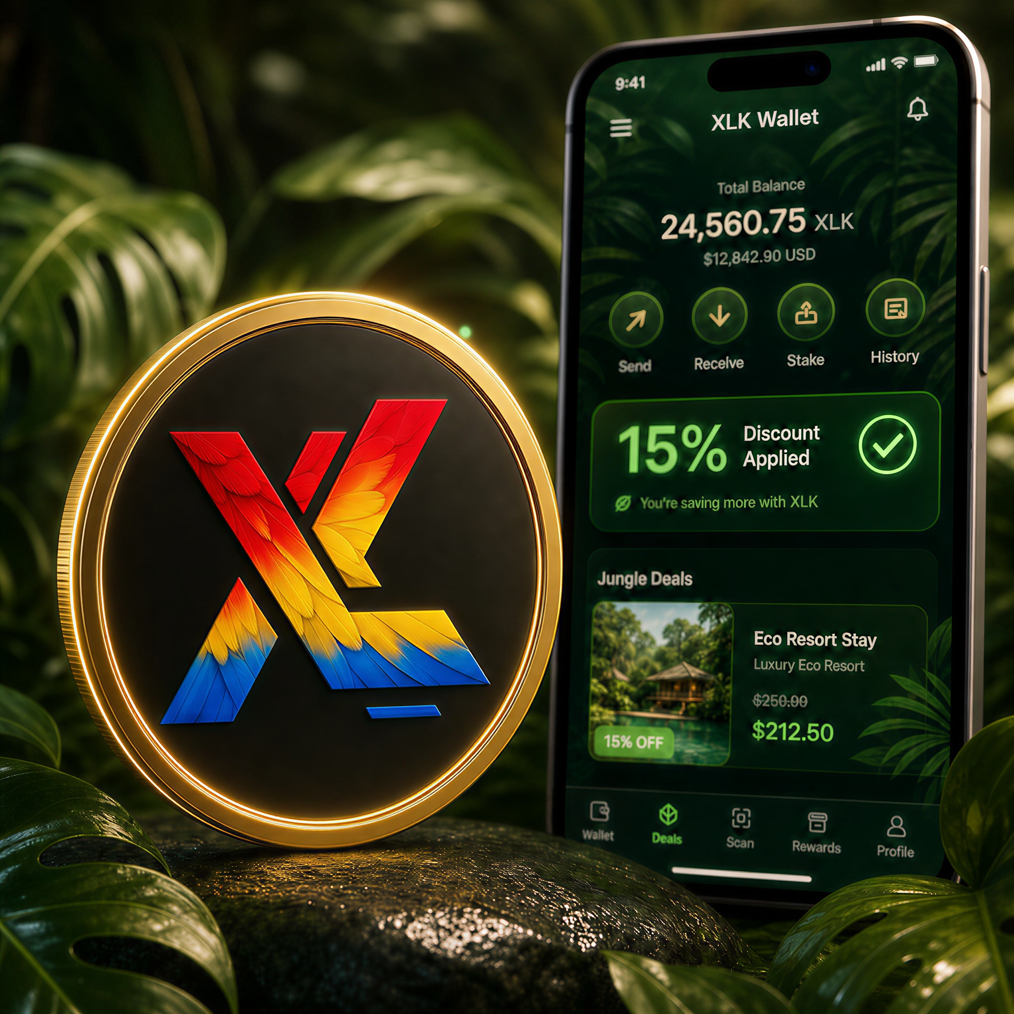 XLK Token y Wallet App